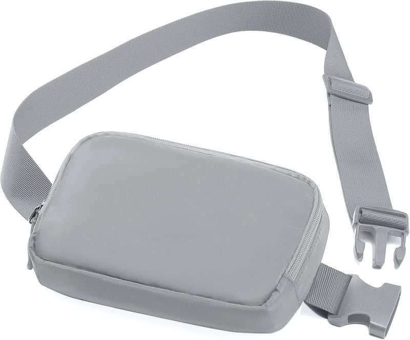 Joysoda Fanny Pack,Belt Bag,40 Inch Asjustable Strap Everywhere Belt Bag,for Women and Men Grey - Image 1